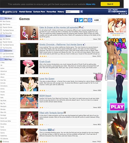 Porn Games Sites